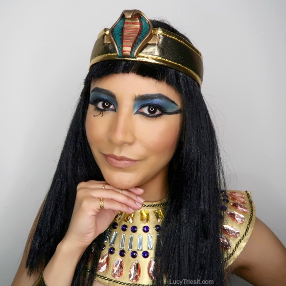 Cleopatra Makeup For Halloween With Tips For Oily Skin!