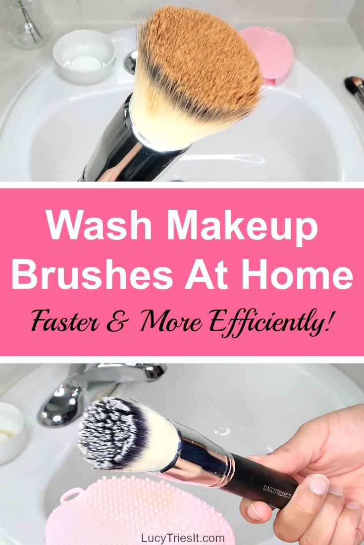 How To Wash Makeup Brushes at Home Faster & More Efficiently!