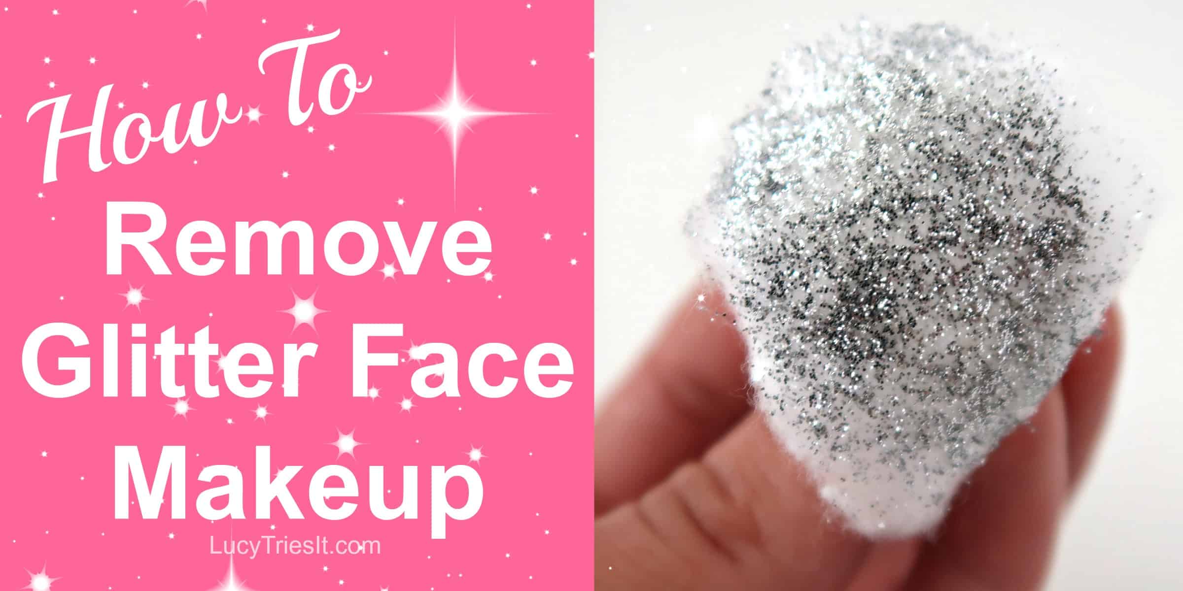 remove glitter face makeup