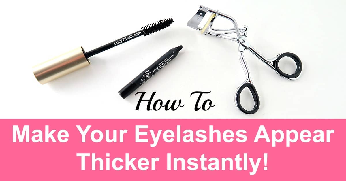 How To Make Your Eyelashes Look Thicker Instantly
