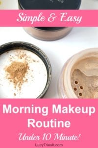 easy morning makeup routine under 10 minutes