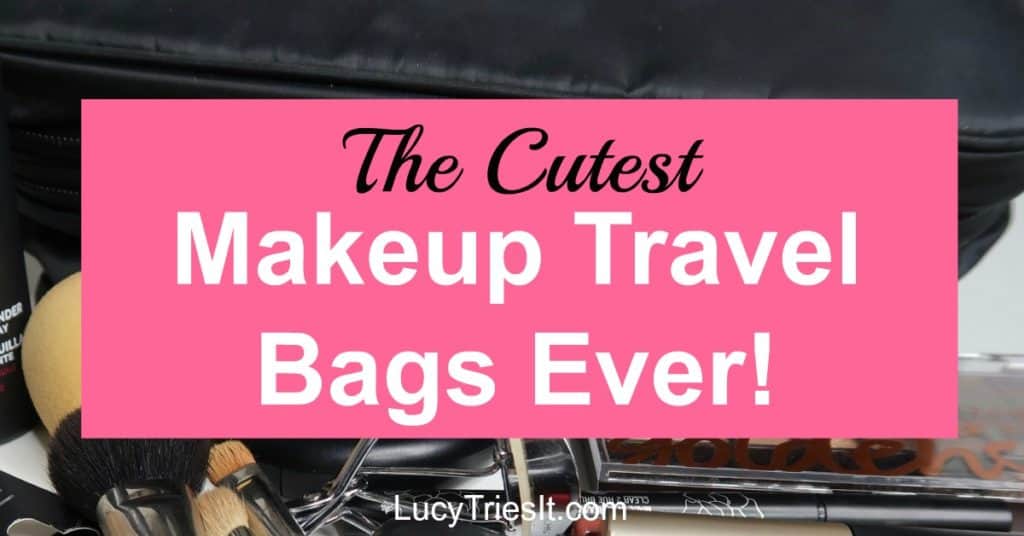 cute makeup travel bags