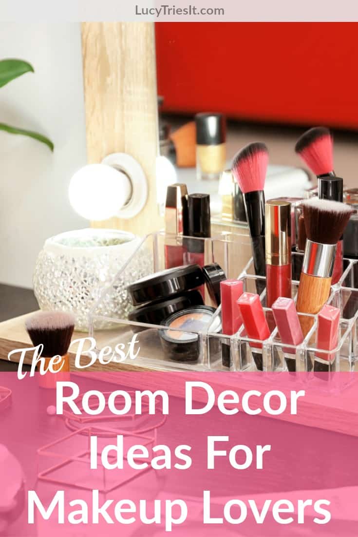 Looking for some makeup bedroom decor ideas? Then look no further! I've found some pretty awesome room decor ideas that any makeup lover will absolutely love!