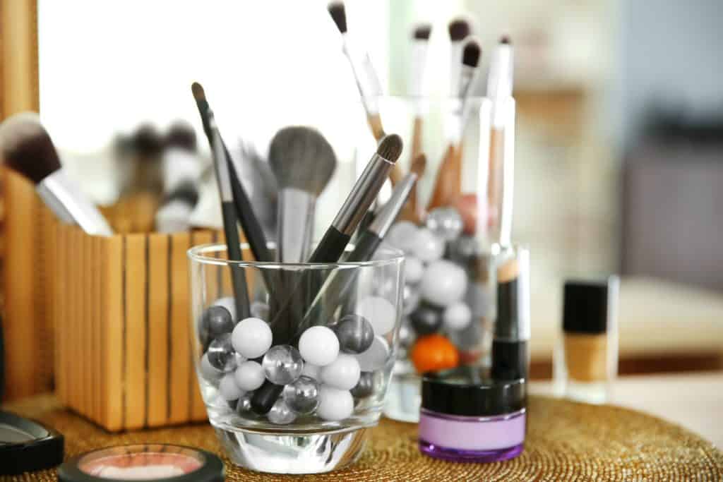 Makeup Brush Holder Cup