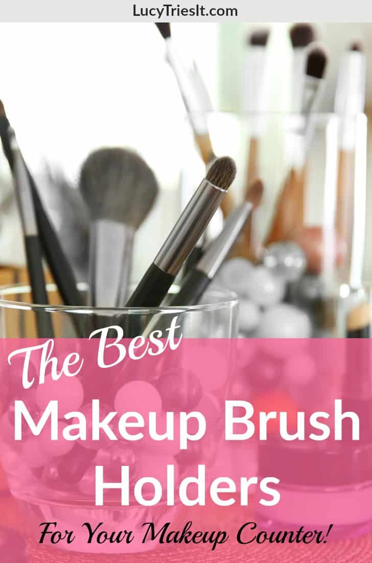 Are you in need of some makeup brush holder ideas to help you organize all your brushes?  Then you've come to the right place!