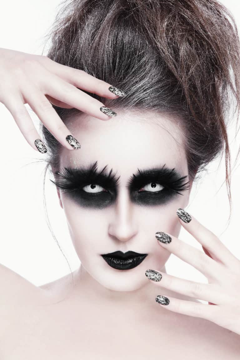 ☑ How to apply fake eyelashes for halloween