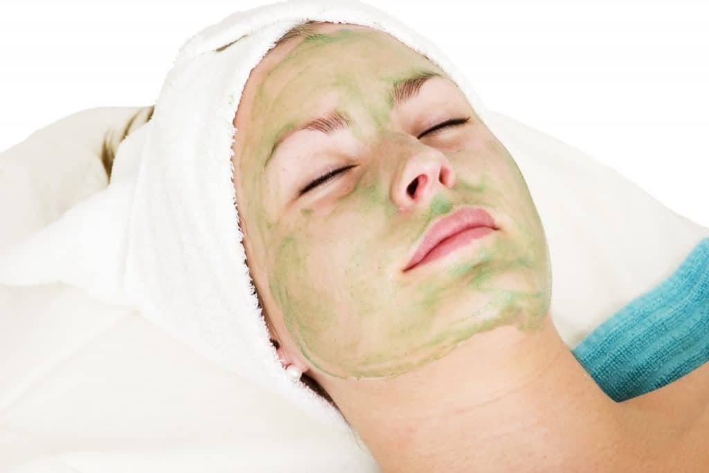Aloe Vera facial preparation for a DIY overnight face mask.